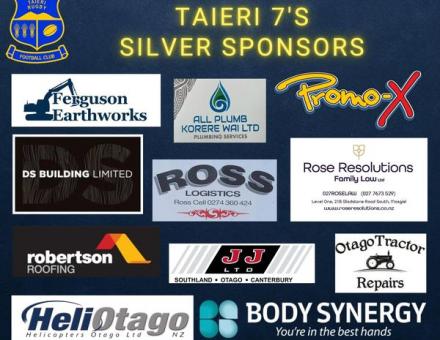 Proud Sponsors of the Taieri 7's